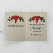 ヴィンテージビクトリアンサンタクロース シーズンカード (内部)