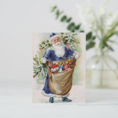 ヴィンテージビクトリアンサンタクロース シーズンポストカード (スタンド正面)