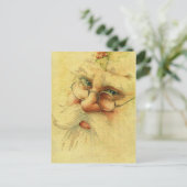 ヴィンテージビクトリアンサンタクロース シーズンポストカード (スタンド正面)