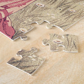 ヴィンテージビクトリアンシスターイラストレーションリージェンシー ジグソーパズル (側面)