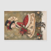 ヴィンテージビクトリアンシックなレディファッションBC8Lデコページ 薄葉紙 (正面)