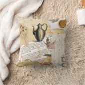 ヴィンテージビクトリアンシール枕 クッション (ブランケット)