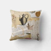 ヴィンテージビクトリアンシール枕 クッション (裏面)