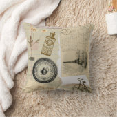 ヴィンテージビクトリアンシール枕 クッション (ブランケット)