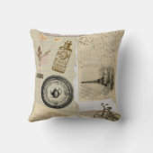 ヴィンテージビクトリアンシール枕 クッション (裏面)