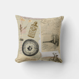 ヴィンテージビクトリアンシール枕 クッション