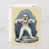 ヴィンテージビクトリアンジャック・フロスト ポストカード (正面/裏面)