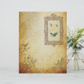 ヴィンテージビクトリアンスタイルスクラップブック紙 (スタンド正面)