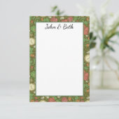 ヴィンテージビクトリアンスチームパンクポケットウォッチバラ サンキューカード (スタンド正面)