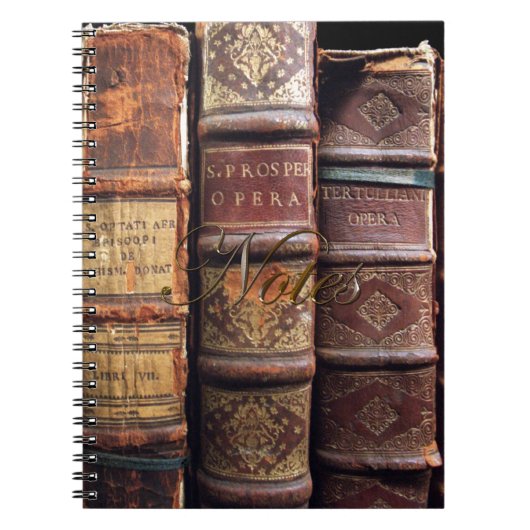 ヴィンテージビクトリアンステームパンクオールドブックノート ノートブック (正面)