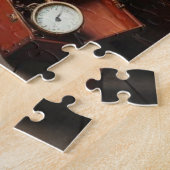 ヴィンテージビクトリアンステームパンク刑事ドレス ジグソーパズル (側面)