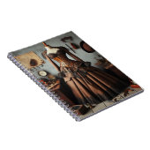 ヴィンテージビクトリアンステームパンク刑事ドレス ノートブック (右側)