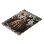 ヴィンテージビクトリアンステームパンク刑事ドレス ノートブック (左側)