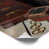 ヴィンテージビクトリアンステームパンク刑事ドレス ポスター (コーナー)