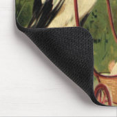 ヴィンテージビクトリアンストークとベビーキャリッジ マウスパッド (コーナー)