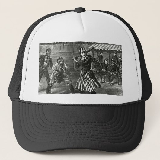 ヴィンテージビクトリアンスポーツ女子球団 キャップ (正面)