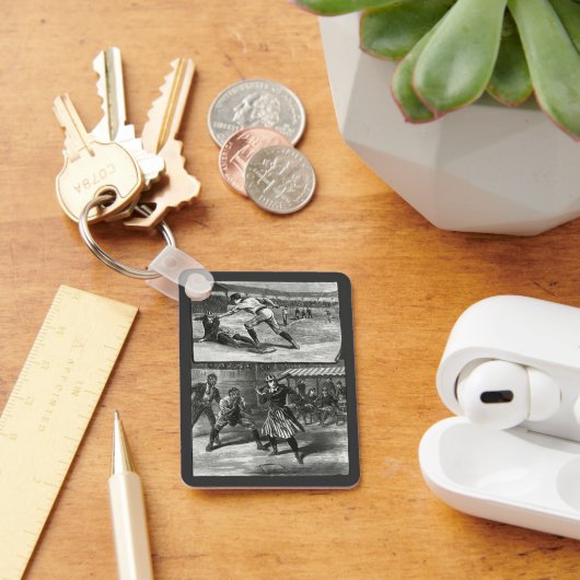 ヴィンテージビクトリアンスポーツ女子球団 キーホルダー (デスク)