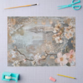 ヴィンテージビクトリアンターレ教会の分離 薄葉紙 (クラフト)