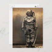 ヴィンテージビクトリアンダイバースーツ ポストカード (正面/裏面)