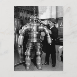 ヴィンテージビクトリアンダイビングスーツ ポストカード