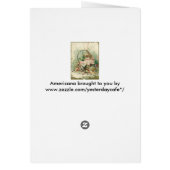 ヴィンテージビクトリアンチャイルド、女の子春フルーツバスケット (裏面)