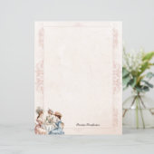 ヴィンテージビクトリアンティーパーソナル文房具紙 (スタンド正面)