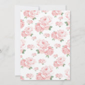 ヴィンテージビクトリアンティーパーティー 招待状 (裏面)