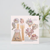 ヴィンテージビクトリアンテニス紙人形の再現 (スタンド正面)