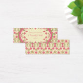 ヴィンテージビクトリアンデイジーフローラメッセージカード (デスク)