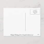 ヴィンテージビクトリアントイルクリスマス シーズンポストカード (裏面)