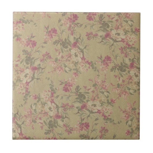 ヴィンテージビクトリアントレンディーフローリストファンシー タイル (正面)