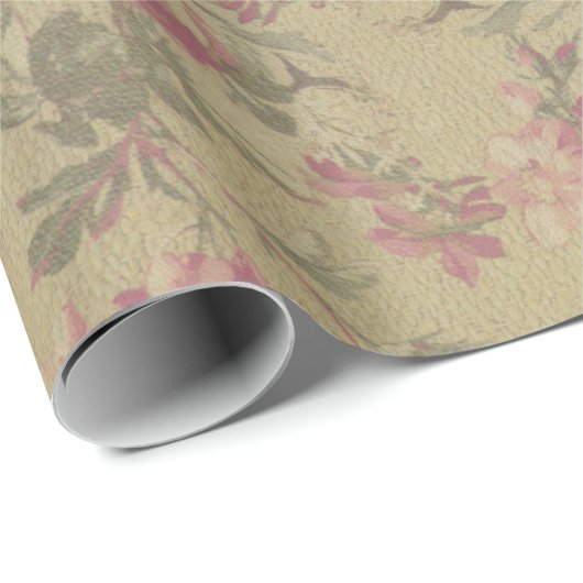 ヴィンテージビクトリアントレンディーフローリストファンシー ラッピングペーパー (ロールコーナー)
