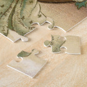 ヴィンテージビクトリアンニューイヤーエブシャンパンエンジェル ジグソーパズル (側面)