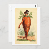 ヴィンテージビクトリアンニンジン体 ポストカード (正面/裏面)