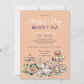 ヴィンテージビクトリアンハイティーパーティーブランチ 招待状 (正面)