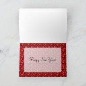 ヴィンテージビクトリアンハッピーニューイヤー シーズンカード (内部)