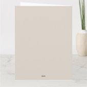 ヴィンテージビクトリアンハロウィーンゴシックバラ カード (裏面)