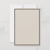 ヴィンテージビクトリアンハロウィーンゴシックバラ サンキューカード (裏面)