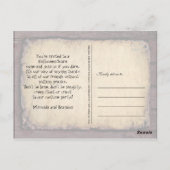 ヴィンテージビクトリアンハローウィンパーティ葉書 ポストカード (裏面)