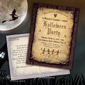 ヴィンテージビクトリアンハローウィンパーティ葉書 ポストカード