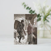 ヴィンテージビクトリアンハンス・トラップとセント・ニック・ハガキ ポストカード (スタンド正面)