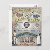 ヴィンテージビクトリアンハーネス広告用はがき ポストカード (正面/裏面)