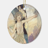 ヴィンテージビクトリアンバタフライフェアリーバイロビンソン セラミックオーナメント (左)