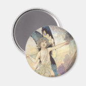 ヴィンテージビクトリアンバタフライフェアリーバイロビンソン マグネット (正面/裏面)