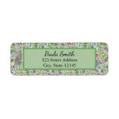 ヴィンテージビクトリアンバニーラビットベリーガーデンイースター ラベル (正面)