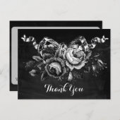 ヴィンテージビクトリアンバラありがとう ポストカード (正面/裏面)