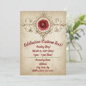 ヴィンテージビクトリアンバラカスタマイズ 招待状 (スタンド正面)