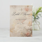 ヴィンテージビクトリアンバラガーデンブライダルシャワー 招待状 (スタンド正面)