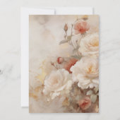 ヴィンテージビクトリアンバラガーデンブライダルシャワー 招待状 (裏面)