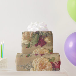 ヴィンテージビクトリアンバラギフト/クラフト ラッピングペーパー